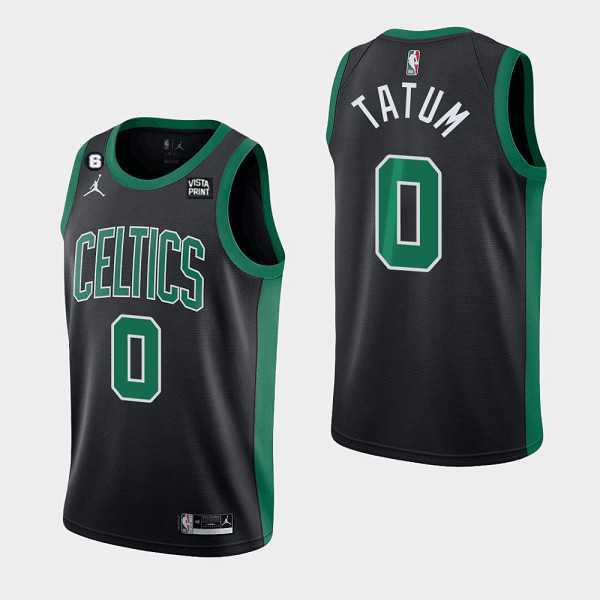 Men's Boston Celtics #0 Jayson Tatum Black No.6 Patch Stitched Basketball Jersey,We sell and wholesale Men's Boston Celtics #0 Jayson Tatum Black No.6 Patch Stitched Basketball Jersey on line form chian!